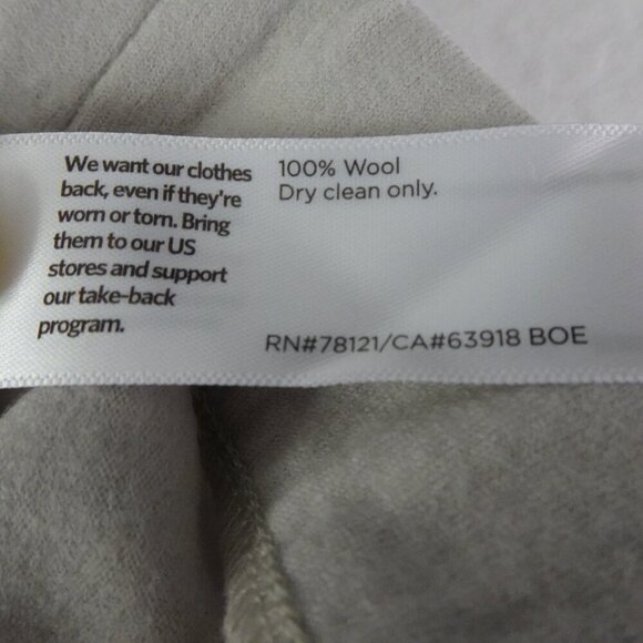 Eileen Fisher Wide Leg Pants Women's Plus Size 3X Gray Wool Lightweight - Picture 9 of 9